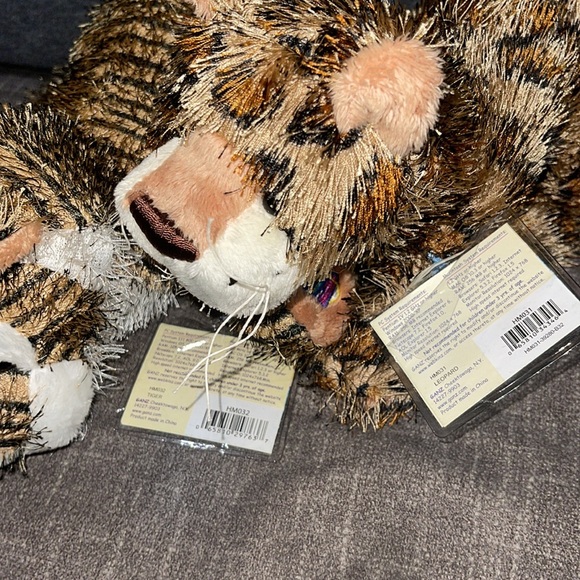 WEBKINZ Ganz TIGER RETIRED & LEOPARD HM031 & HM032 w/hang & but Tag No Code - Picture 14 of 16